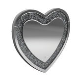 Coaster Aiko Heart Shape Wall Mirror Silver Model 961535